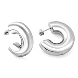 C-shaped earrings 10.5*31mm