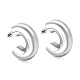 C-shaped earrings 10.5*31mm