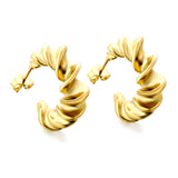 C-shaped spiral ear clips 7.6*36.5mm