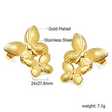 Size Butterfly Earrings 24*27.6