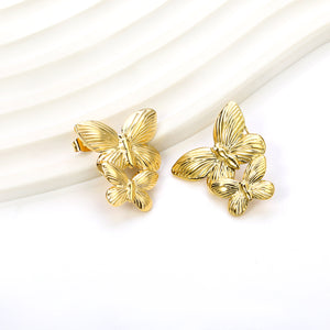 Size Butterfly Earrings 24*27.6