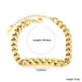 7.5*40mm Long Wave Pattern Accessories + Matching Chain Bracelet 18+5cm