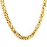 Double Splicing Matching Chain Necklace 5mm*40+5cm