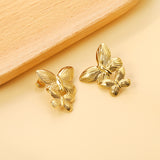 Size Butterfly Earrings 24*27.6