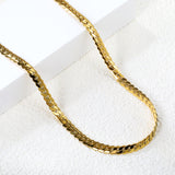 Two Strand Braided Necklace 4.2mm*40+5cm