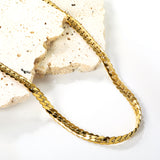 Two Strand Braided Necklace 4.2mm*40+5cm