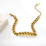 7.5*40mm Long Wave Pattern Accessories + Matching Chain Bracelet 18+5cm