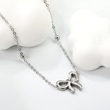 Bow Pendant Necklace 40+5cm