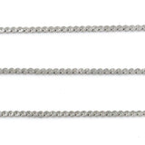 ASON 10pcs / 2mm*45cm 50cm 55cm 60cm S-Shape Stainless Steel Chains