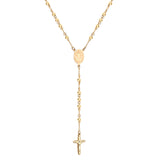 1-Golden Jesus Chain-6MM