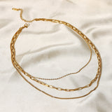 Glamorous Layered Gold - Link Necklaces - Customize only