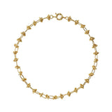 18K Gold - Plated Star - themed Handmade Bracelet - Customize only