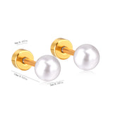 4~8mm steel color/golden white pearl screw plugs