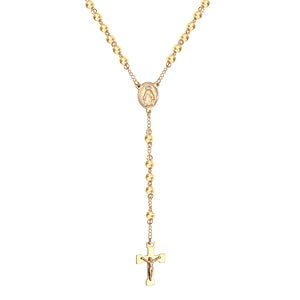 4-Golden Jesus Chain-6MM