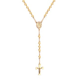 4-Golden Jesus Chain-6MM