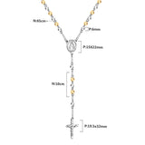 2-Golden Jesus Chain-6MM