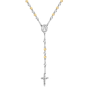 2-Golden Jesus Chain-6MM