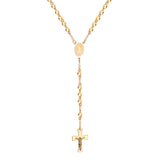 5-Golden Jesus Chain-6MM