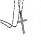 Large 4 Color Cross Pendant Necklace