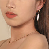 2024 New Year Fashion Various Irregular Shape White Pearl Earrings