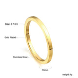 Light luxury design sense stainless steel thin ring women ring wholesale jewelry