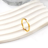 Light luxury design sense stainless steel thin ring women ring wholesale jewelry