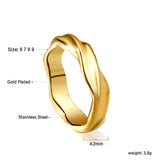 Stainless Steel Ring Mobius Endless Wave Ring Stainless Steel Jewelry Manufacturer