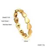 Wispy Chain Shaped 18k Furnace Gold Plated Stainless Steel Wholesale