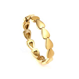 Wispy Chain Shaped 18k Furnace Gold Plated Stainless Steel Wholesale