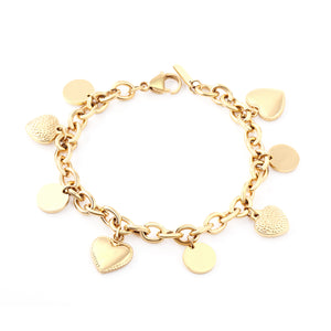 Gold Accessory Bracelet without Diamonds 20cm