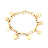 Gold Accessory Bracelet without Diamonds 20cm