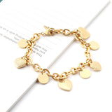 Gold Accessory Bracelet without Diamonds 20cm