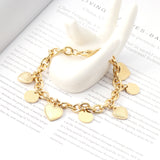 Gold Accessory Bracelet without Diamonds 20cm