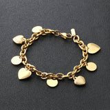 Gold Accessory Bracelet without Diamonds 20cm