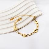 4 Circles Accessories Soft Bracelet 16+5cm Golden