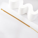 Soft chain bracelet 16+5cm gold