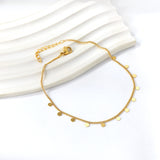 Spring 12 round accessories pendant anklet 22+3cm