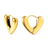 Heart shaped earring clasp 6*24.6*21.5mm