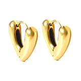 Heart shaped earring clasp 6*24.6*21.5mm