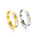 Three diamond ring niche design light luxury fashion high sense finger ring