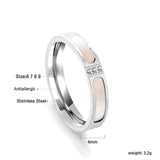 Three diamond ring niche design light luxury fashion high sense finger ring