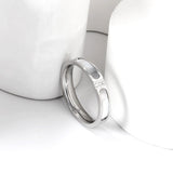 Three diamond ring niche design light luxury fashion high sense finger ring