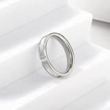 Three diamond ring niche design light luxury fashion high sense finger ring