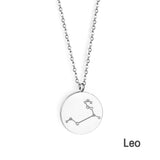 12 Zodiac Signs Virgo & Aquarius & Pisces & Gemini & Scorpio & Libra & Aries & Taurus & Cancer & Capricorn & Leo & Sagittarius Pendant Necklace