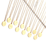 12 Zodiac Signs Virgo & Aquarius & Pisces & Gemini & Scorpio & Libra & Aries & Taurus & Cancer & Capricorn & Leo & Sagittarius Pendant Necklace