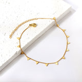 14 Triangle Accessories Anklet 21+5cm