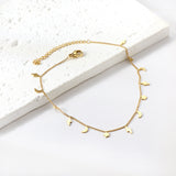 5 Lightning + 4 Stars + 4 Moons Accessories Anklet 21+5cm