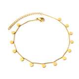 14 Round Accessory Anklet 21+5 cm