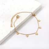 6 Small Crown Accessories Anklet 20+5cm