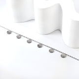 6 Shell Accessory Anklets 20+5cm Gold Steel